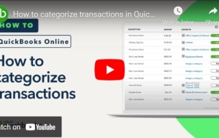 categorize transactions