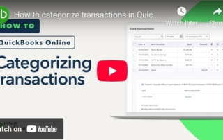 QuickBooks transactions
